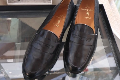 80-90's POLO Ralph Lauren penny Loafers made in Italy | GARYO