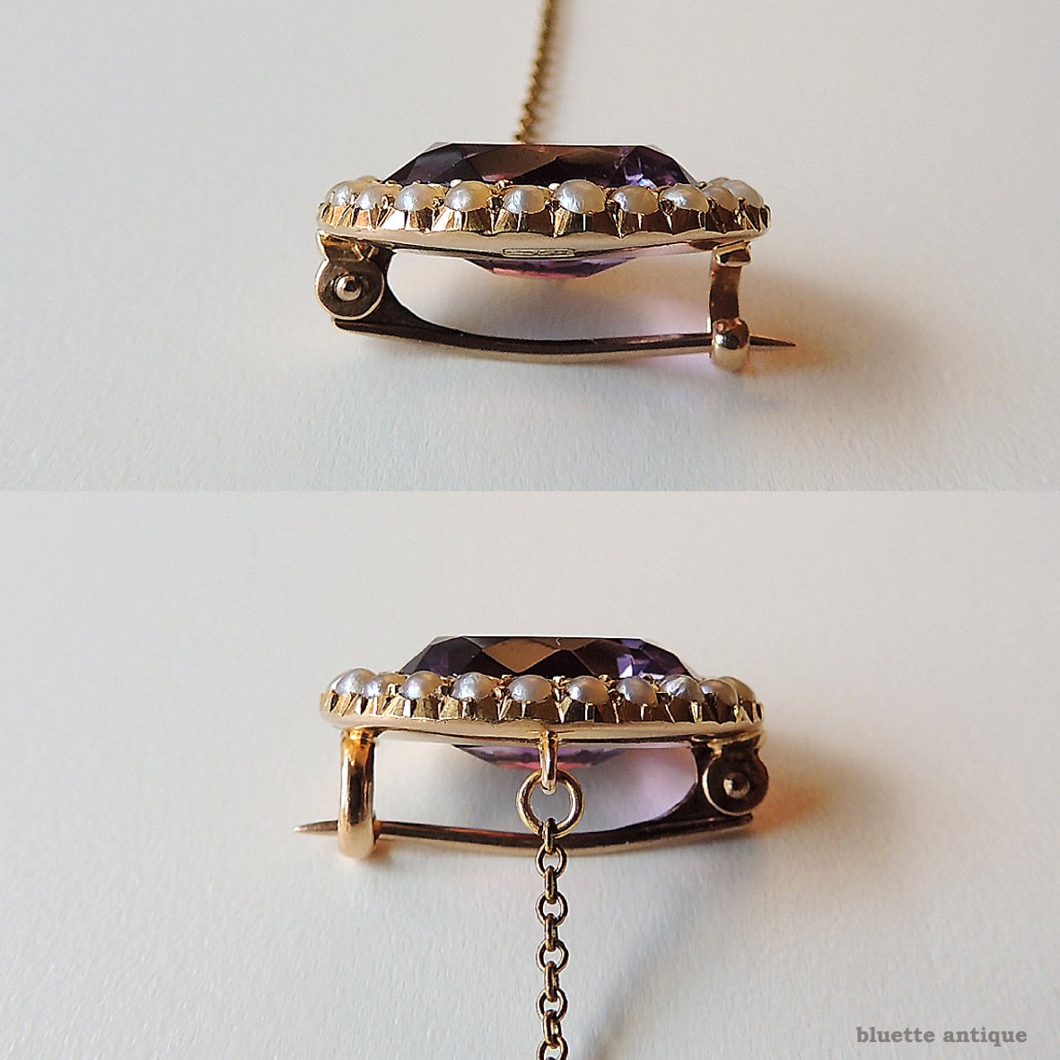 イギリスアンティーク　モーニングジュエリー　アメジスト イギリスアンティーク モーニングジュエリー アメジスト イギリス