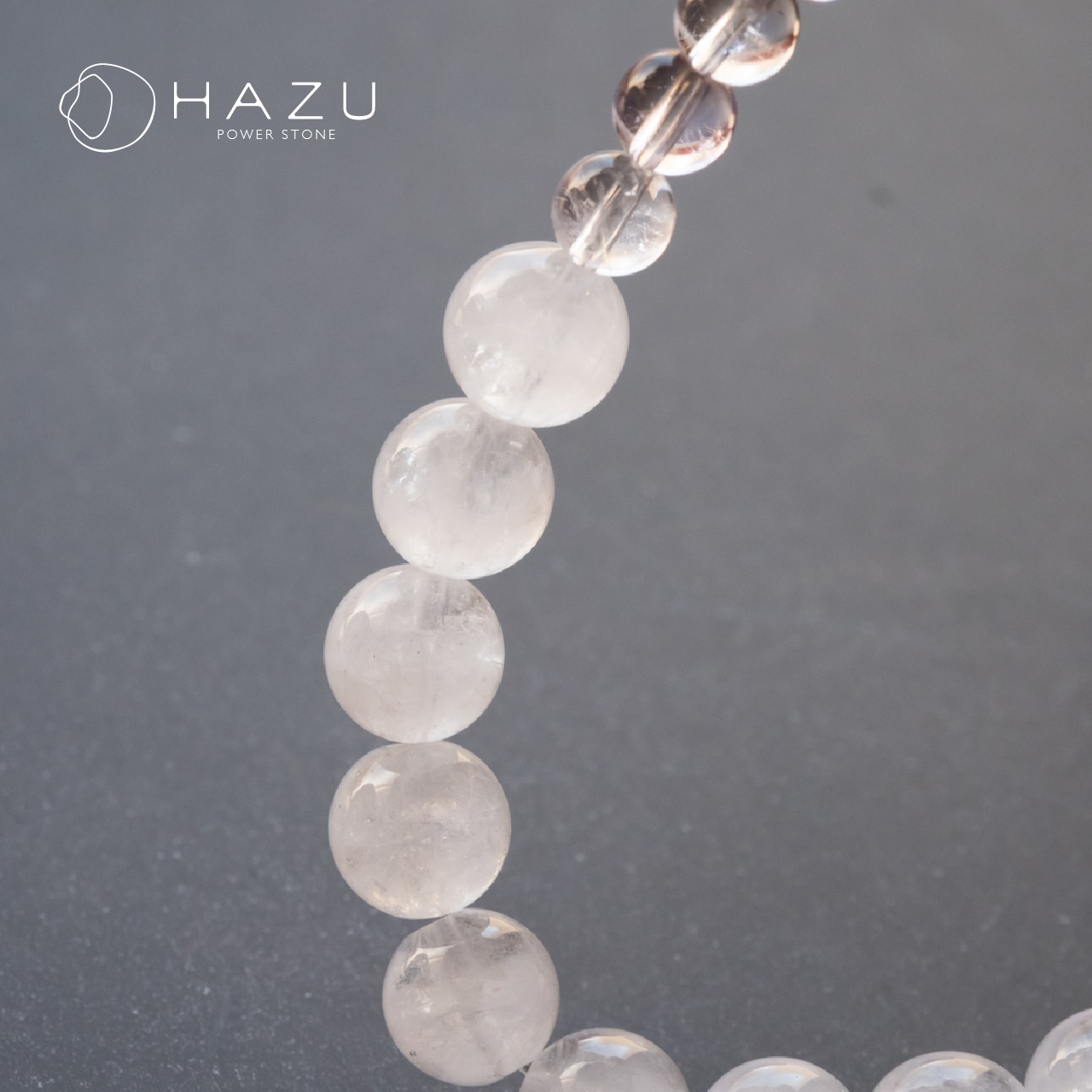 幸運と穏やかな晴空ブレス［ブルートパーズ／ホワイトガーデン／ラベンダーアメジスト］