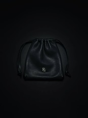 Leather Drawstring Bag