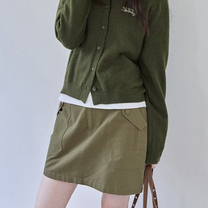cargo pocket mini skirt