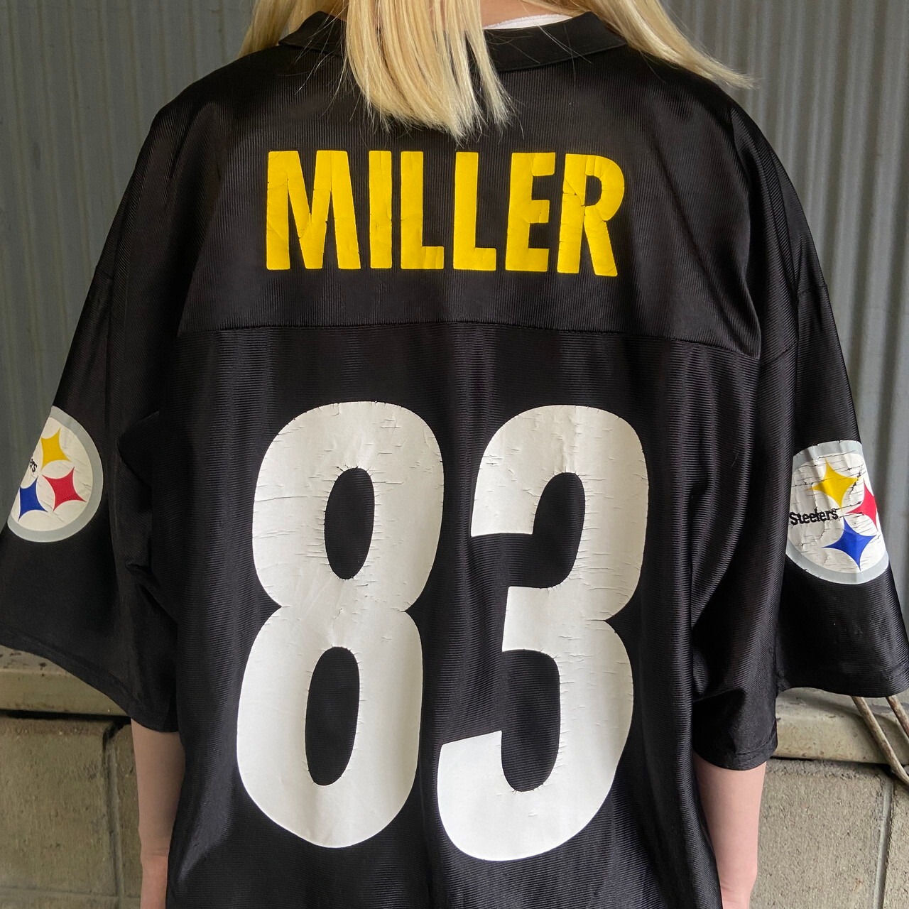 NFL ピッツバーグ・スティーラーズ MILLER 83 ゲームシャツ メンズL 
