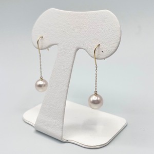 K18YG アコヤ真珠ピアス 8.5mm