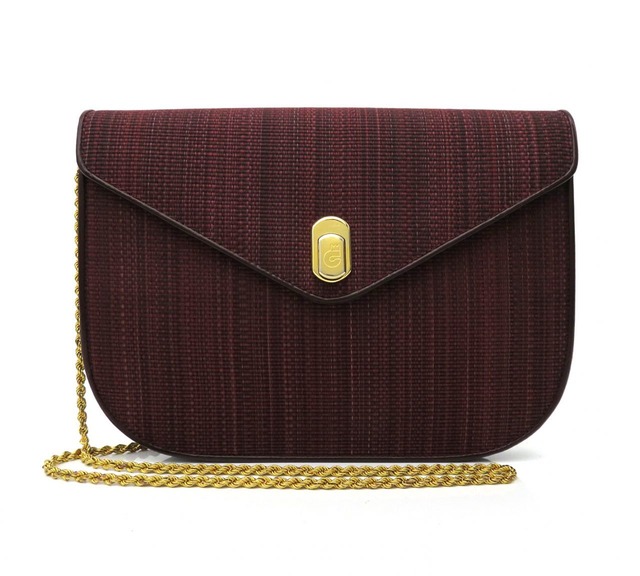 COMTESSE / コンテス 馬毛 ホースヘアー ターンロック チェーン&レザー ストラップ ショルダーバッグ