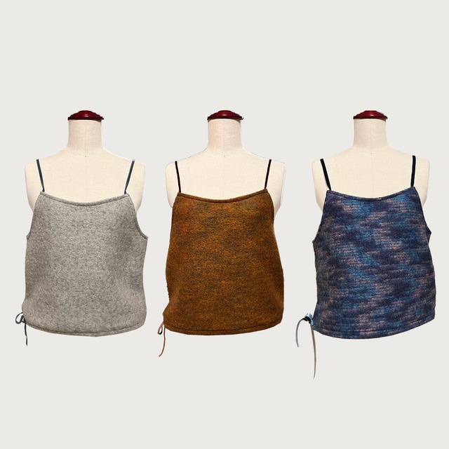 【レイヤードスタイル】大人可愛い トップス キャミソールベスト ビスチェ｜ブラウン｜画像11