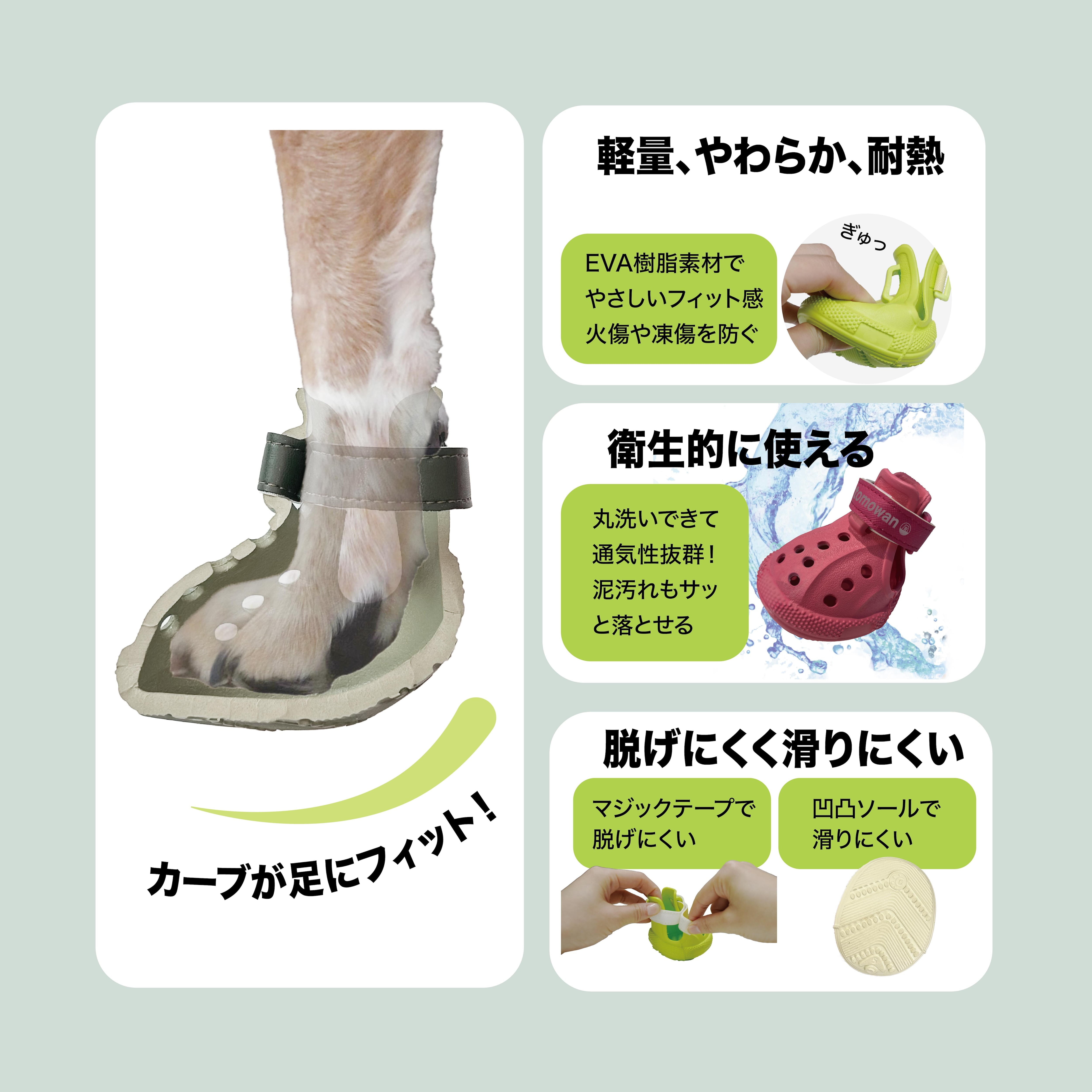 試着のみで新品【ペット用品／沢田テント・ペットブランド】犬用靴 WANDAL 大型犬 ワンダル 犬 用 靴 肉球 保護 火傷 傷 防止 シューズ サンダル 夏 冬