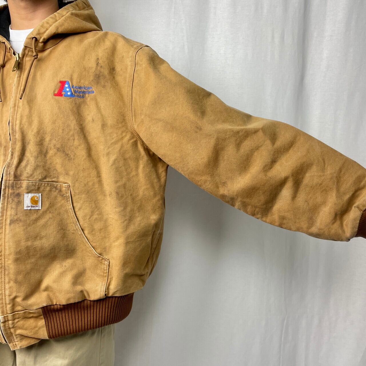 90年代 Carhartt カーハート ダック地 アクティブジャケット メンズXL