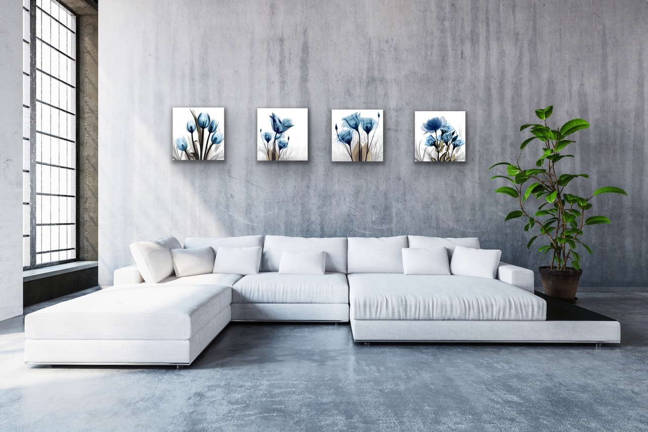 絵画/アートパネル/インテリア/モダン/北欧/おしゃれ　アートパネル 4枚セット