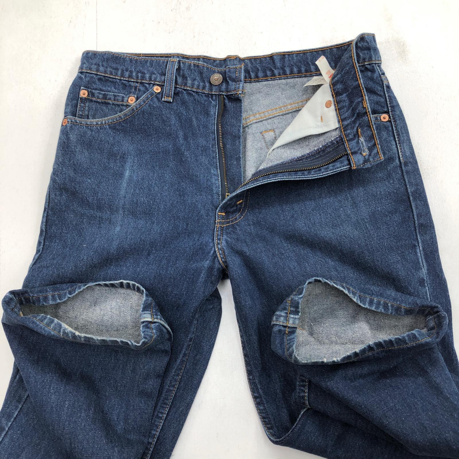 90年代 Levi's リーバイス 501 デニムパンツ オレンジタブ ブルー(メンズ W31 L32)中古 古着 X2214 LEVI'S リーバイス 90年代 USA製 00517- 7417 オレンジタブ 刻印 501