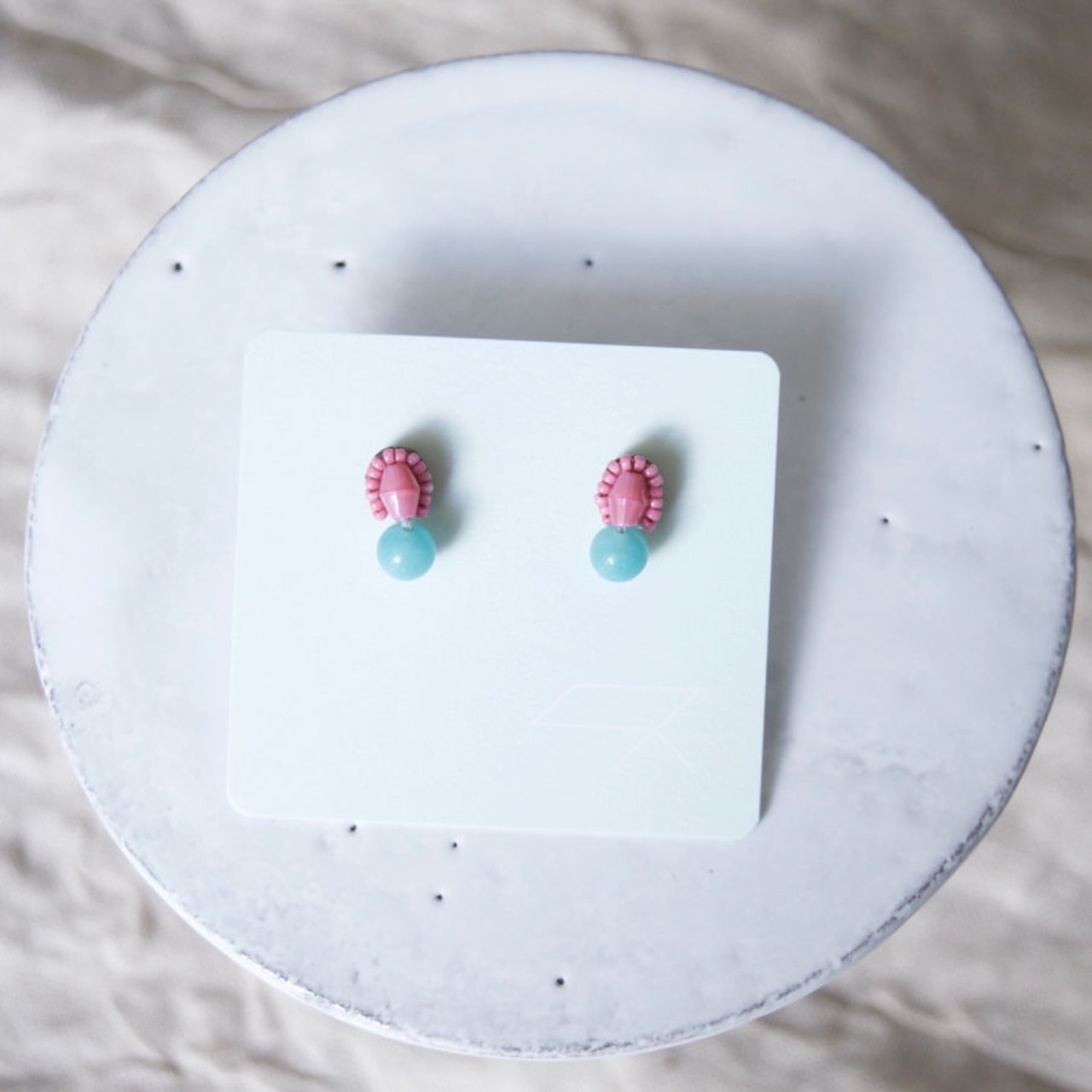 【取り寄せのみ】tamas(タマス) 「Blister (Sky)」イヤリング&ピアス