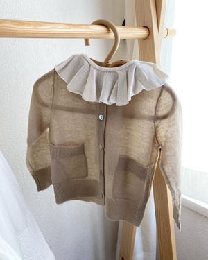 Light Mohair Cardigan - Sand / Bonet et Bonet