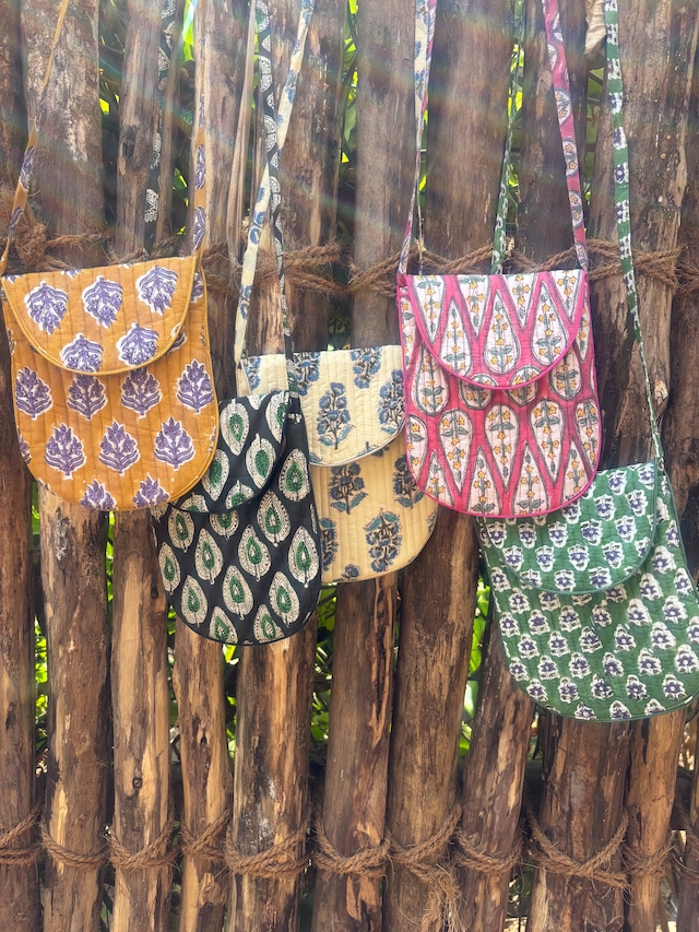 Hand Block Print Mini Bag