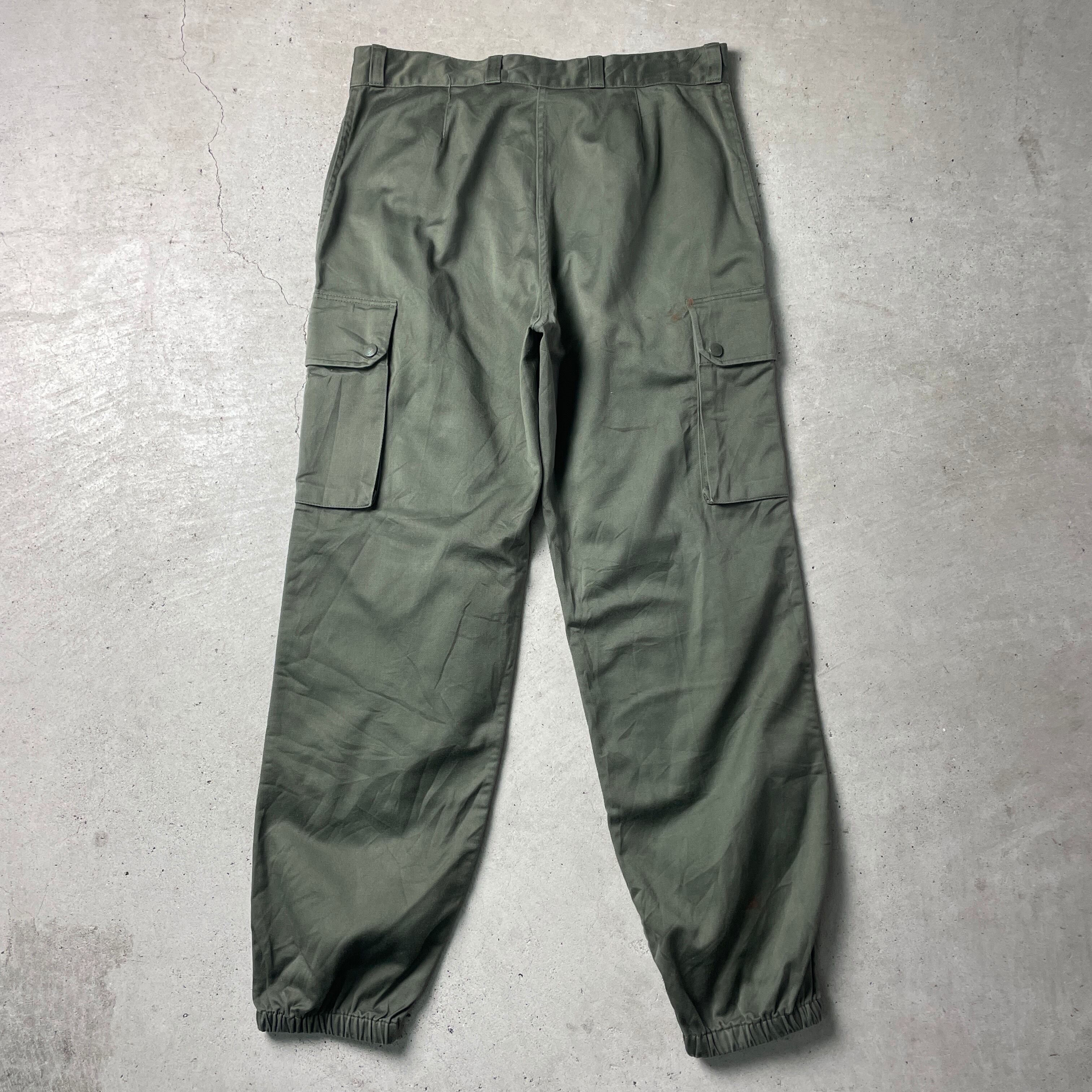 フランス軍 F2 カーゴパンツ メンズW32相当 古着 ユーロミリタリー