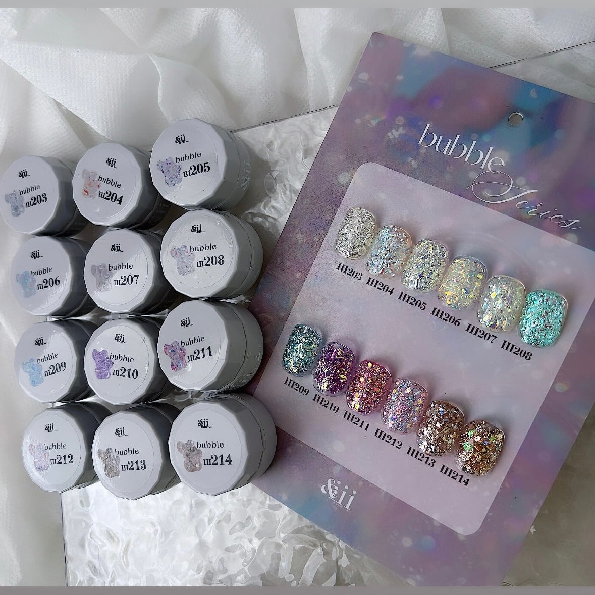 &ii bubble series ジェルネイル 9色セット bubble gel 12色set | &iii 公式オンラインショップ 【アンドアイ】