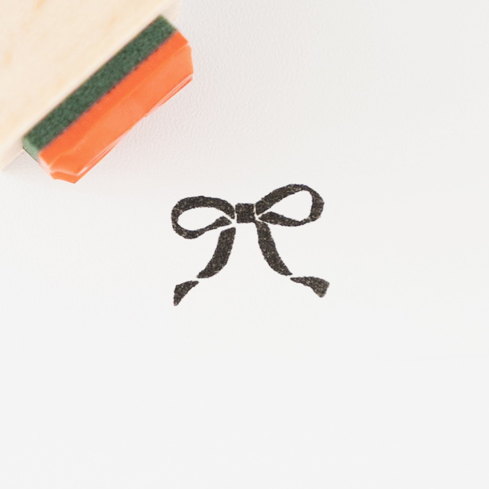 【ミニはんこ】リボン | はんこ