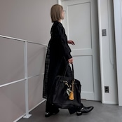 2wayシアーチェックSK/ブラック