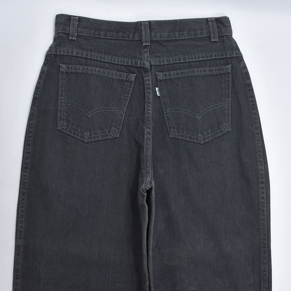 80'sビンテージ古着！アメリカ製 Levi's 75068-0555 ブラック 古着 80s USA製 Levi's 505-4159 黒タブ ブラック デニム パンツ