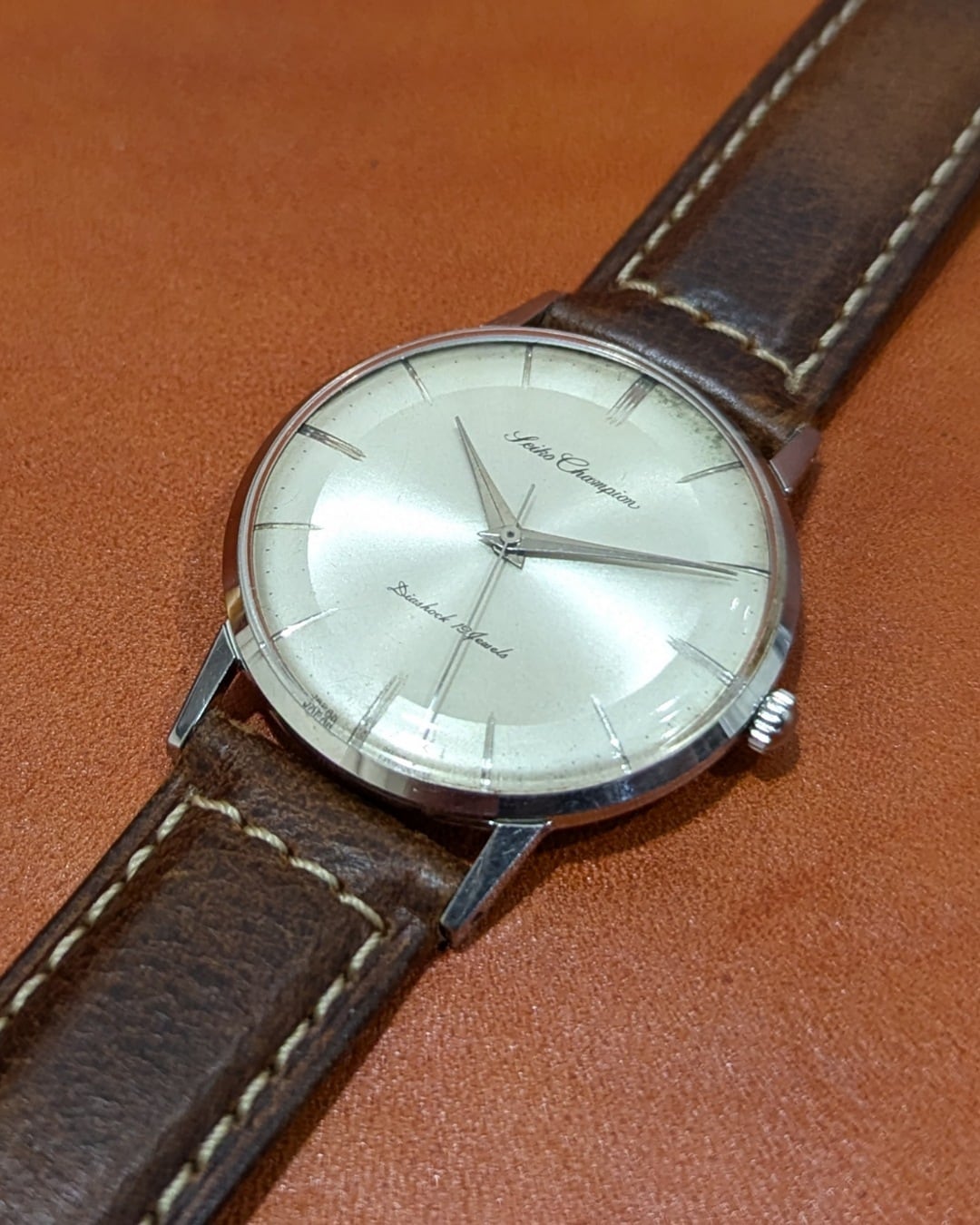 Champion】【J15004E】【美品】SEIKO/セイコー チャンピオン 19石 機械