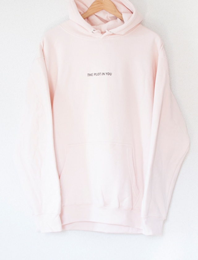 【THE PLOT IN YOU】Rose Skull Hoodie (Pale Pink)