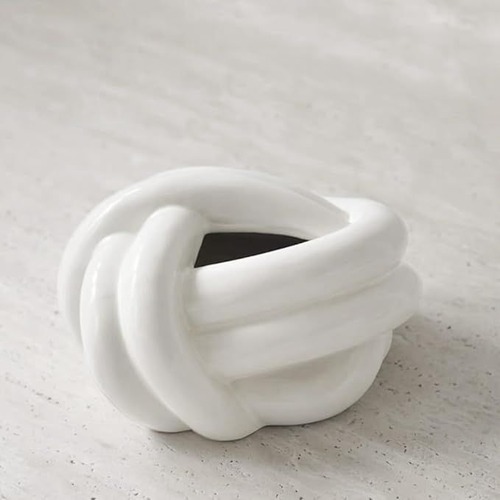 ノットデザインティッシュボックス ティッシュボックスカバー クリエイティブセラミックティッシュホルダー バスルーム リビングルーム ベッドルーム バニティカウンター ティッシュストレージボックス ホームデコレーション バスルームアクセサリー