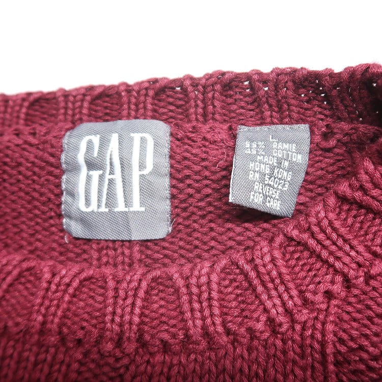 Gap コットンニット 古着 90s gap oldgap ギャップ コットンニット