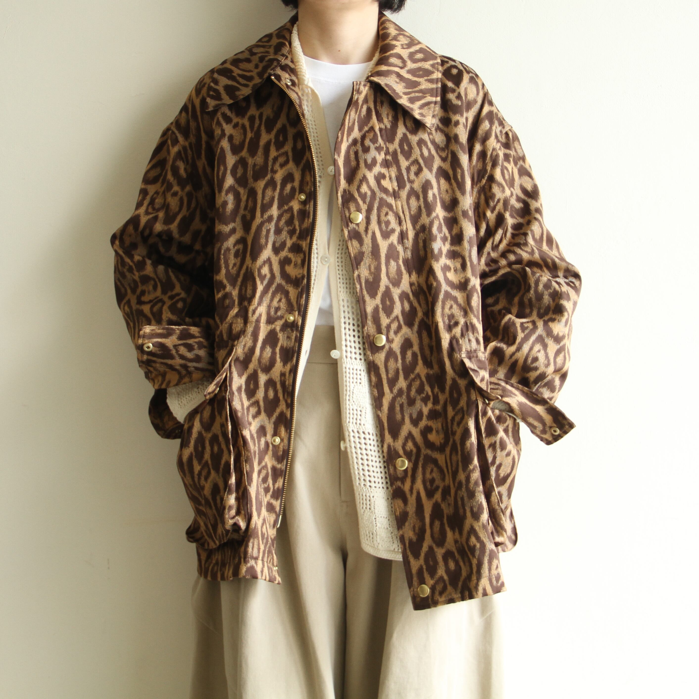 TOURNON. Jacquard leopard field jacket