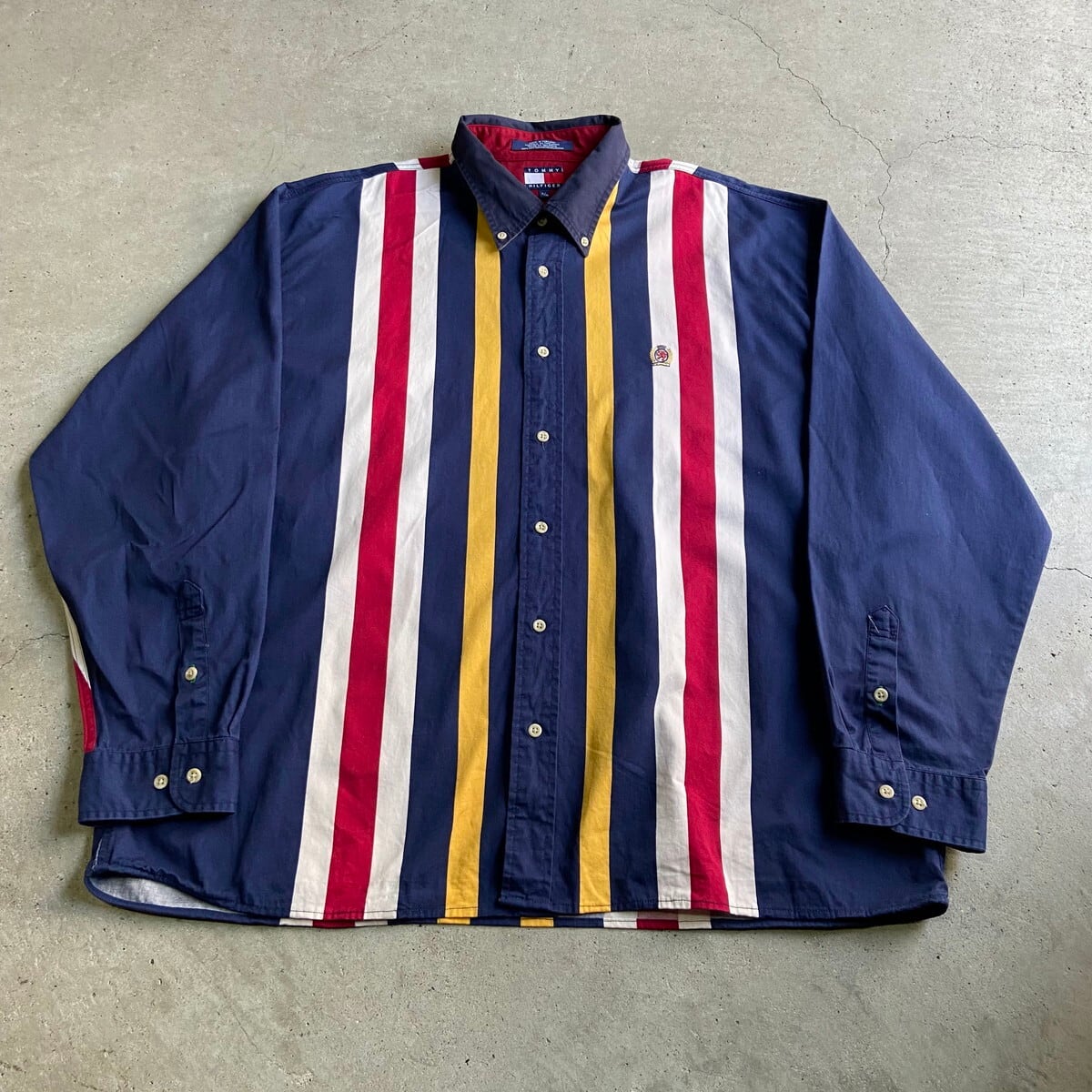 90年代 TOMMY HILFIGER トミーヒルフィガー 長袖 ボタンダウン