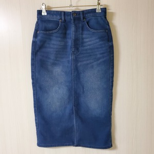 【USED】デニムスカート　ひざ丈　美品