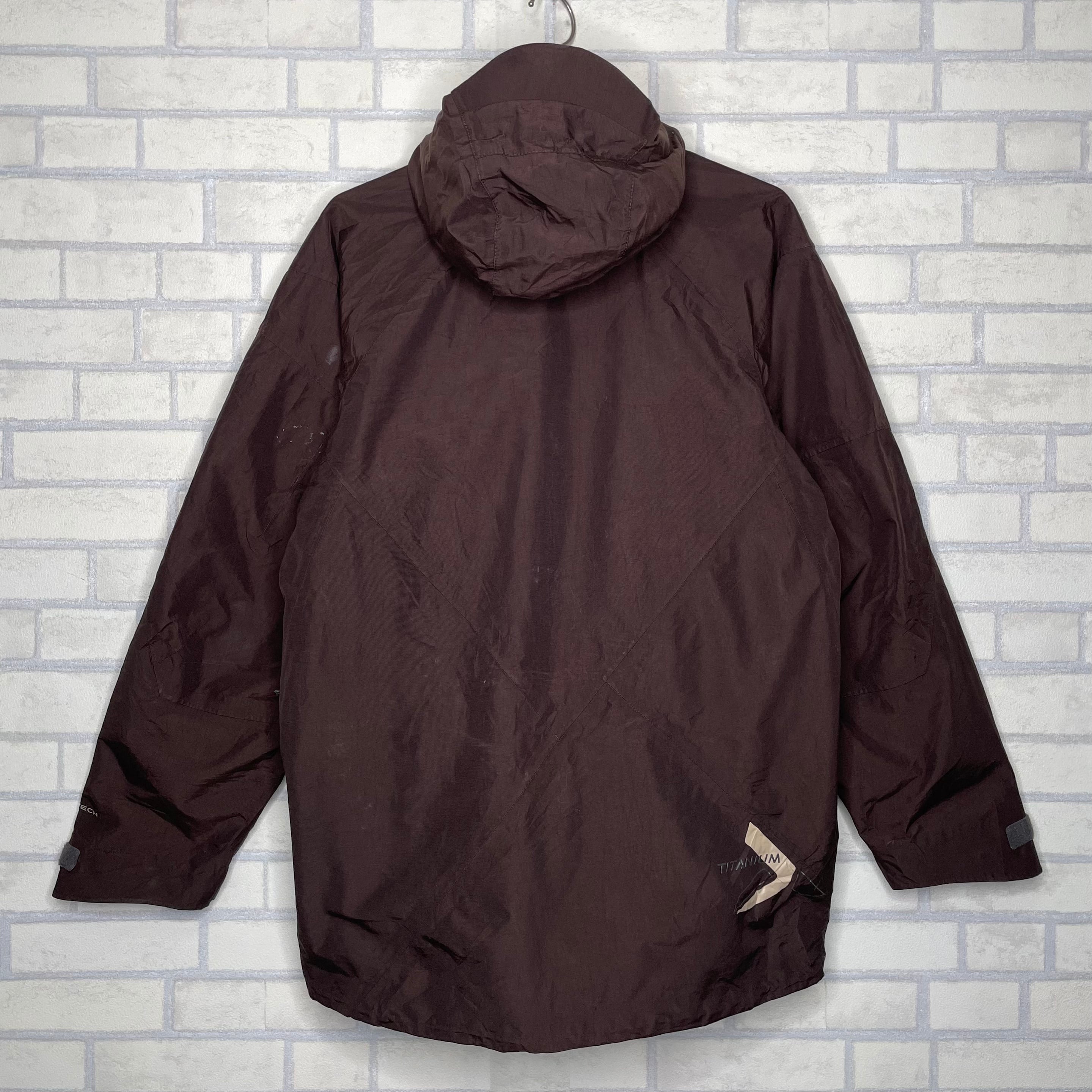 Columbia TITANIUM マウンテンパーカー S（L相当） ジップポケット 裏 