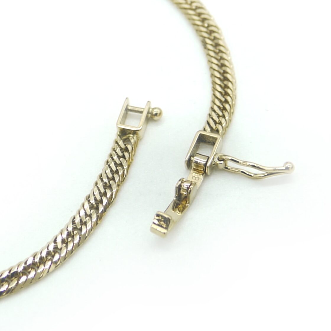12g K18 喜平12面トリプルネックレス 18金 ネックレスチェーン Y03774 