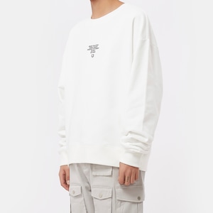 SALE 送料無料【HIPANDA ハイパンダ】メンズ クルーネック スウェット トレーナー MEN'S BACK PRINT CREW NECK SWEAT SHIRT / WHITE・BLACK