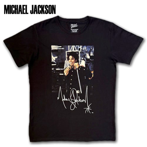 MICHAEL JACKSON Neon Tシャツ ブラック マイケル・ジャクソン キング