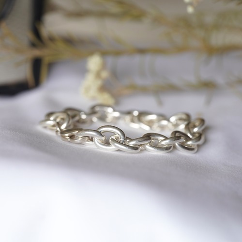 [送料当方負担]SV925 Kusari L Chain Bracelet(ブレスレット,SVB011)