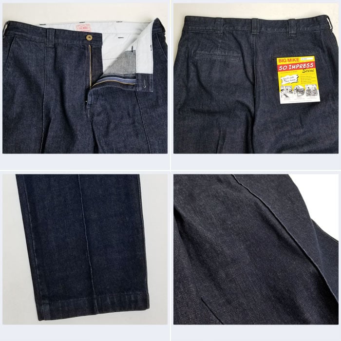 BIGMIKE ビッグマイク デニムパンツ アメカジ ピンタック ジーンズ GO