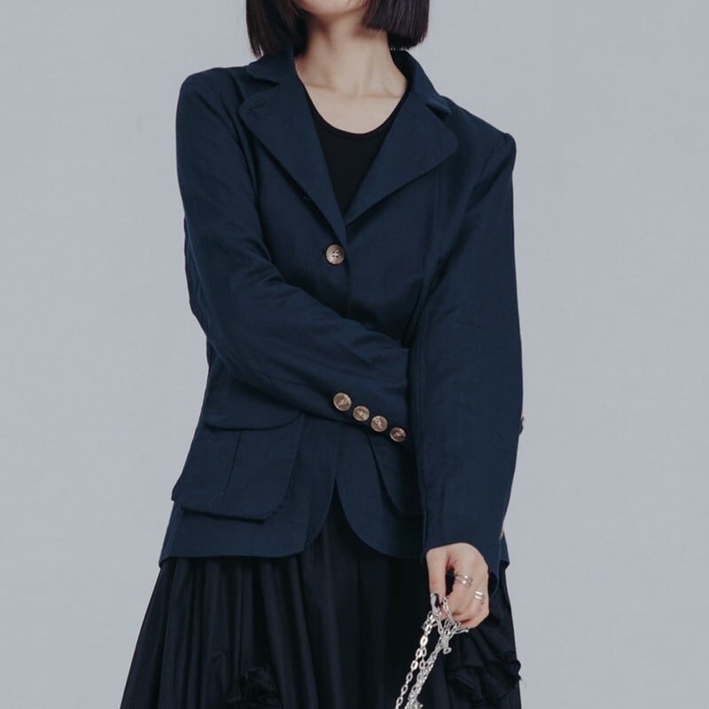 リネンカジュアルスーツジャケット JK0053