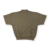 PIA SPORTS ピアスポーツ プリント 半袖 リネンニット ポロシャツ サイズ 5 /メンズ/ライカ/日本製