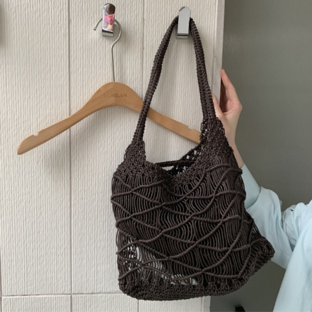 Tressé Net Shoulder Bag F0680