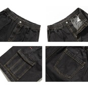 【ROMANTIC CROWN】 WIDE FIT DENIM SHORTS