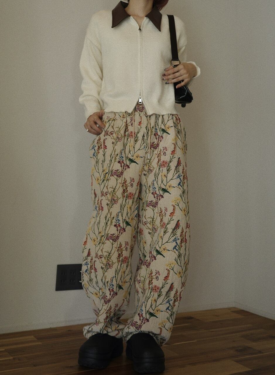 ゴブランカーブパンツ/エクリュ | osrsofficial