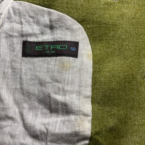 ETRO paisley lining wool tailored jacket