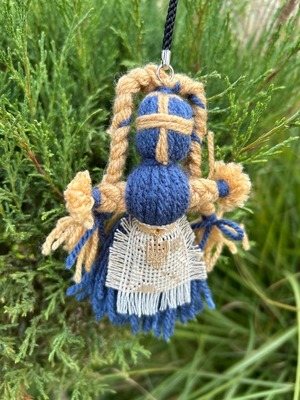 UA.Designerオリジナル手作りモタンカ　小　（ウクライナの御守り）