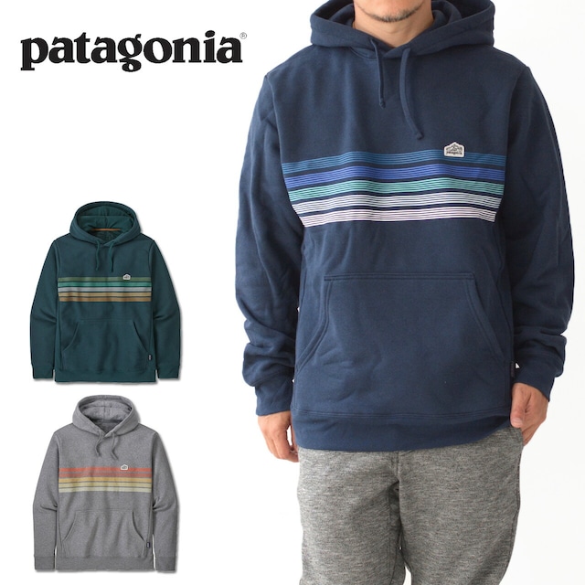 Patagonia  [パタゴニア]  M's Line Logo Ridge Stripe Uprisal Hoody [39620] メンズ・ライン・ロゴ・リッジ・ストライプ・アップライザル・フーディ・スウェットシャツ・長袖・プルオーバー・MEN'S  [2021AW]