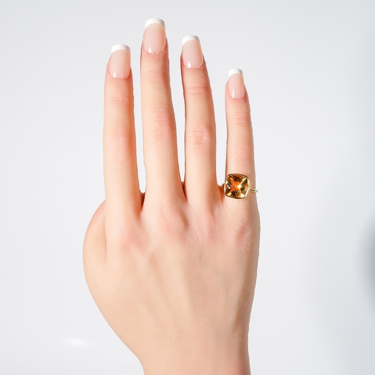 【9号】シトリン リング