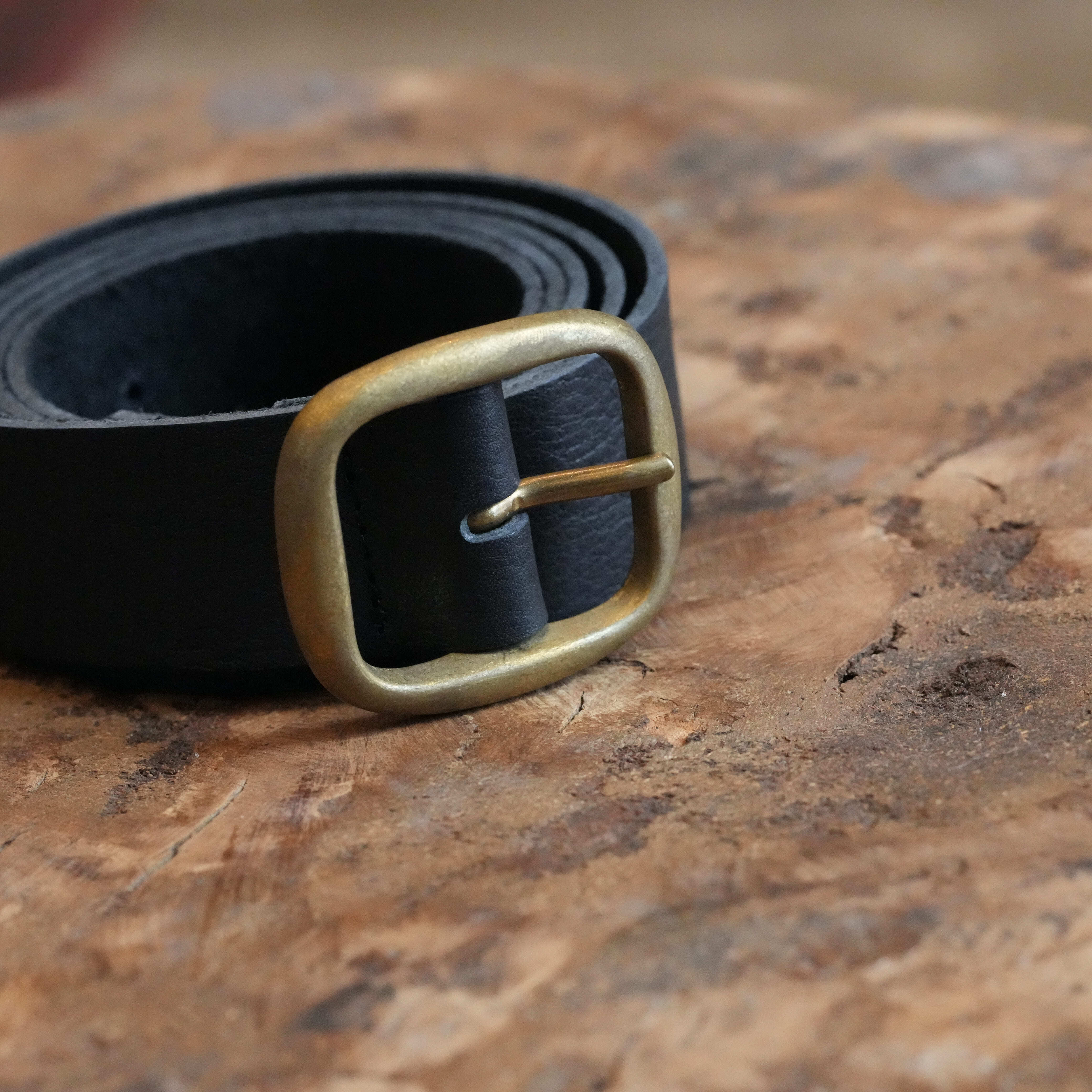 小物 Gurank for khaki Leather Belt BLACK Gurank for khaki 
