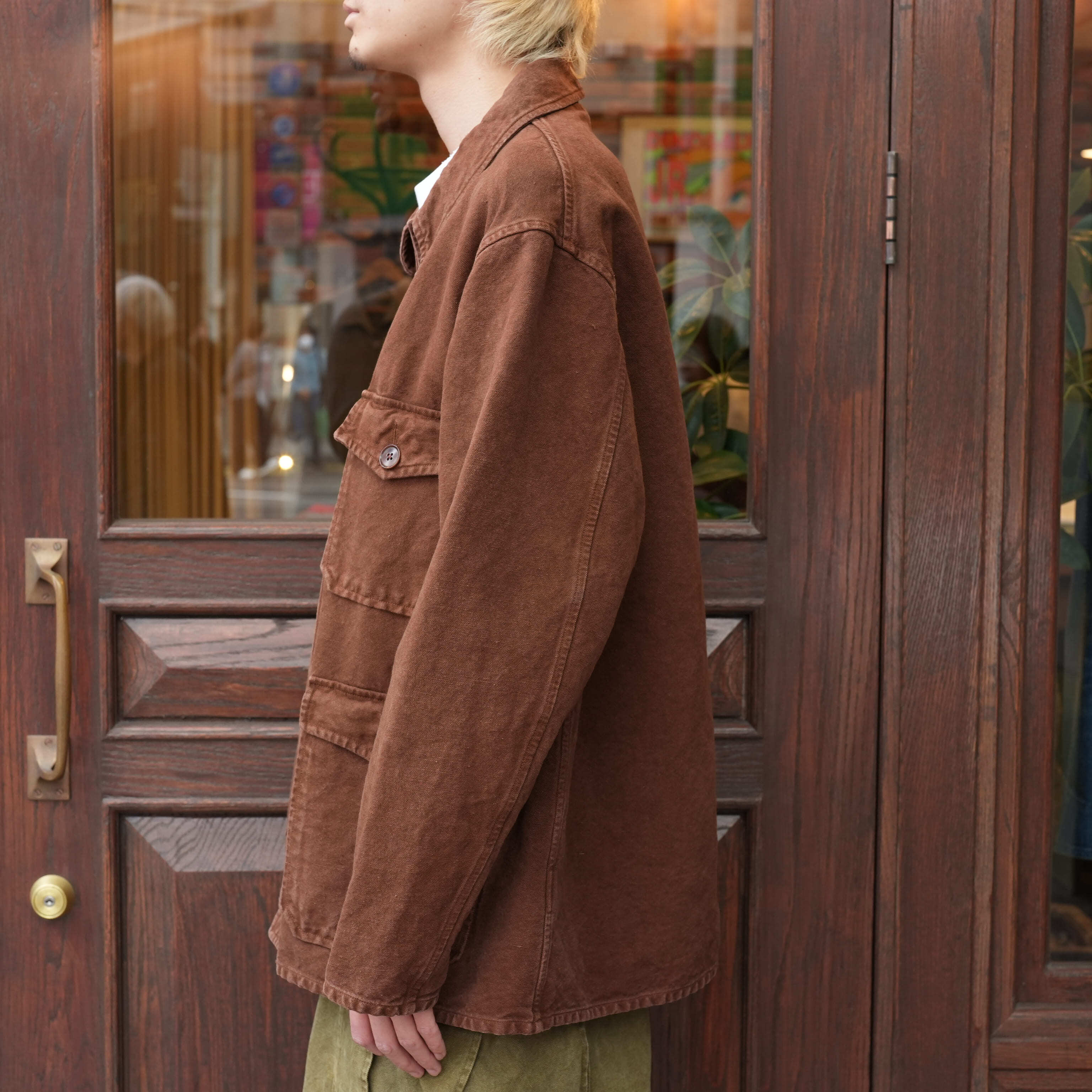 KAPTAN SUNSHINE ダークブラウン カバーオール　26ss KAPTAIN SUNSHINE(キャプテンサンシャイン) 26SS 