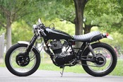 Fenderless kit (Battery in type) Lucas-L525 SR400/500(78'~Final) BLACK Painted