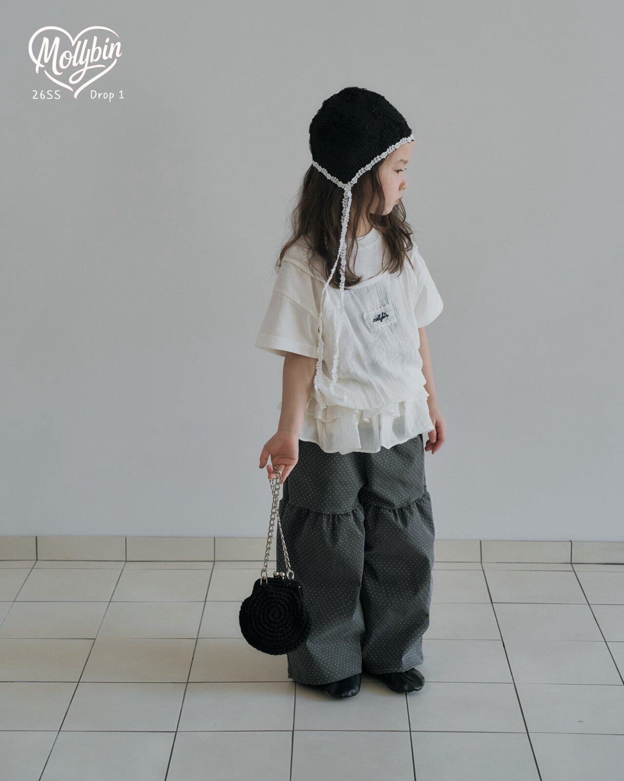 新作即納◆85‐115 ワイド シャーリングパンツ-Mollybin