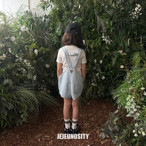 【jejeunosity】ベリーショートオーバーオール サロペット ライトデニム 90〜120cm 240702