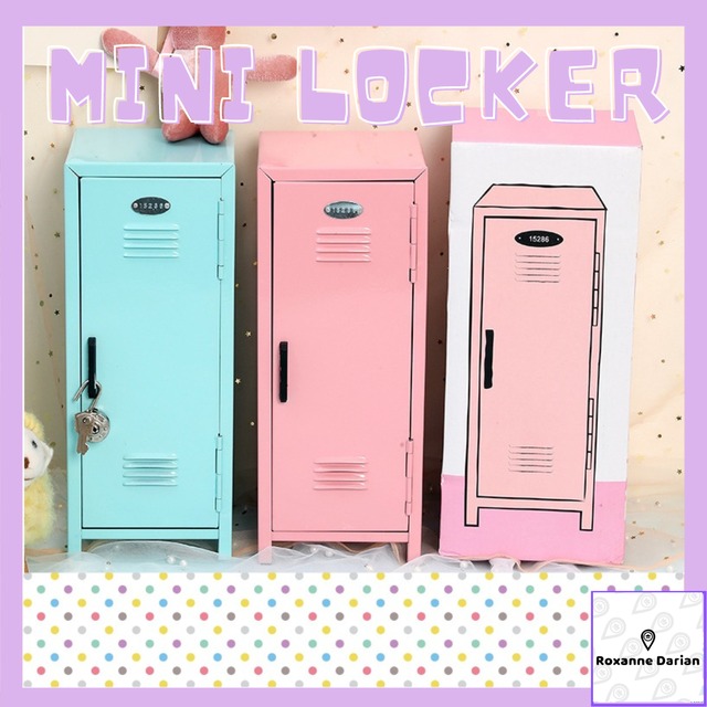 ミニチュアロッカー ソースグッズ コスメ 収納ボックス 収納