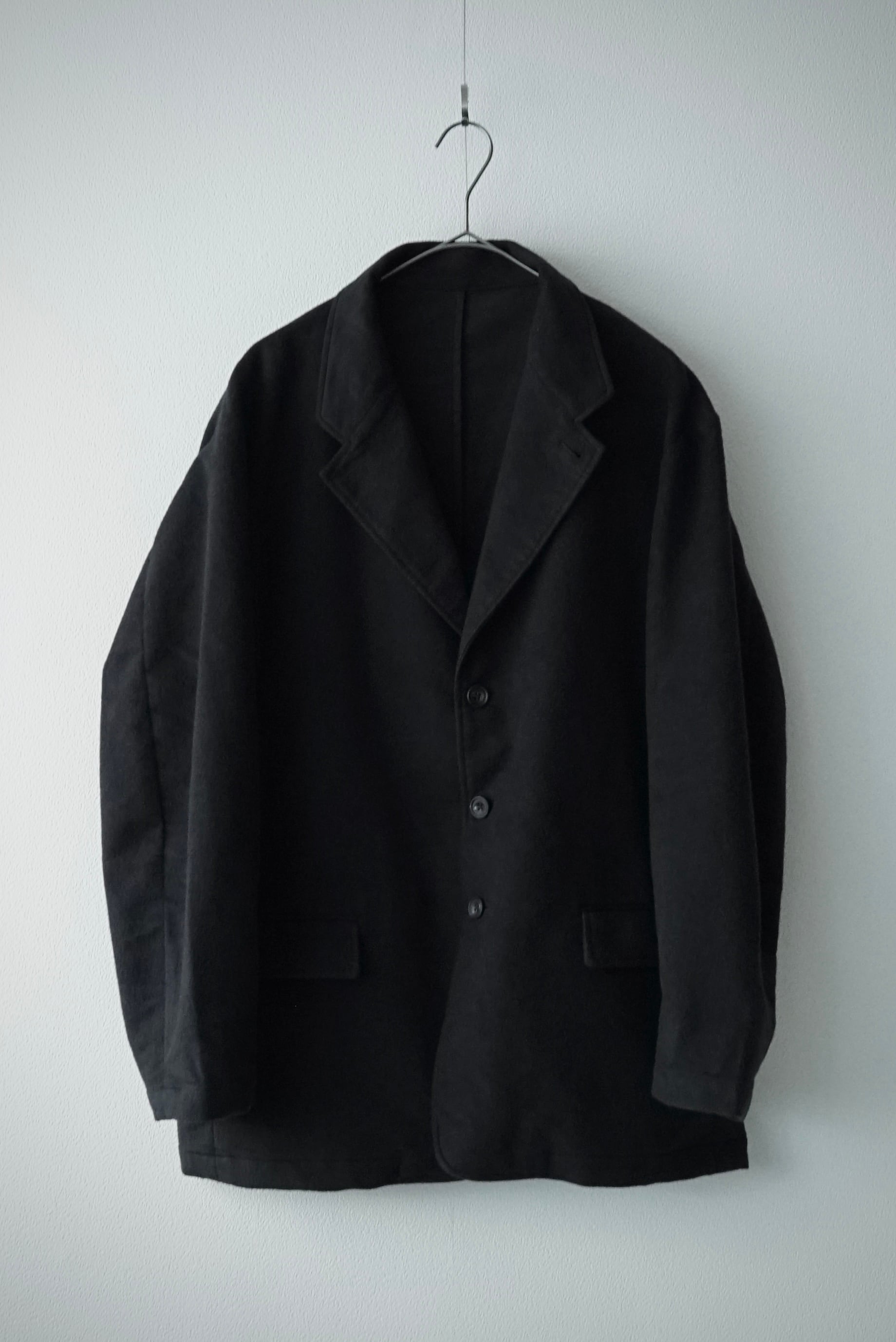 COLINA moleskin jacket モールスキンジャケット Cotton/Silk Mole Skin / Classic Jacket (Napped_BLACK) | C O L I N A